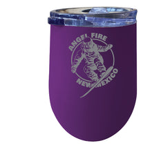 Load image into Gallery viewer, Angel Fire New Mexico Souvenir 12 oz Engraved Insulated Wine Stainless Steel Tumbler
