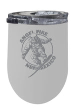 Load image into Gallery viewer, Angel Fire New Mexico Souvenir 12 oz Engraved Insulated Wine Stainless Steel Tumbler
