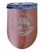 Load image into Gallery viewer, Nassau the Bahamas Souvenir 12 oz Engraved Insulated Wine Stainless Steel Tumbler
