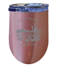 Load image into Gallery viewer, Scottsdale Arizona Souvenir 12 oz Engraved Insulated Wine Stainless Steel Tumbler
