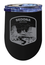 Load image into Gallery viewer, Sedona Arizona Souvenir 12 oz Engraved Insulated Wine Stainless Steel Tumbler
