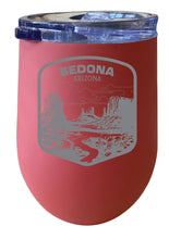 Load image into Gallery viewer, Sedona Arizona Souvenir 12 oz Engraved Insulated Wine Stainless Steel Tumbler
