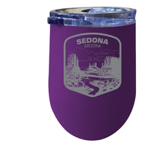 Load image into Gallery viewer, Sedona Arizona Souvenir 12 oz Engraved Insulated Wine Stainless Steel Tumbler
