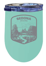 Load image into Gallery viewer, Sedona Arizona Souvenir 12 oz Engraved Insulated Wine Stainless Steel Tumbler
