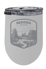 Load image into Gallery viewer, Sedona Arizona Souvenir 12 oz Engraved Insulated Wine Stainless Steel Tumbler
