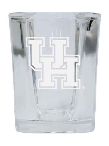 University of Houston NCAA Collector's Edition 2oz Square Shot Glass - Laser Etched Logo 