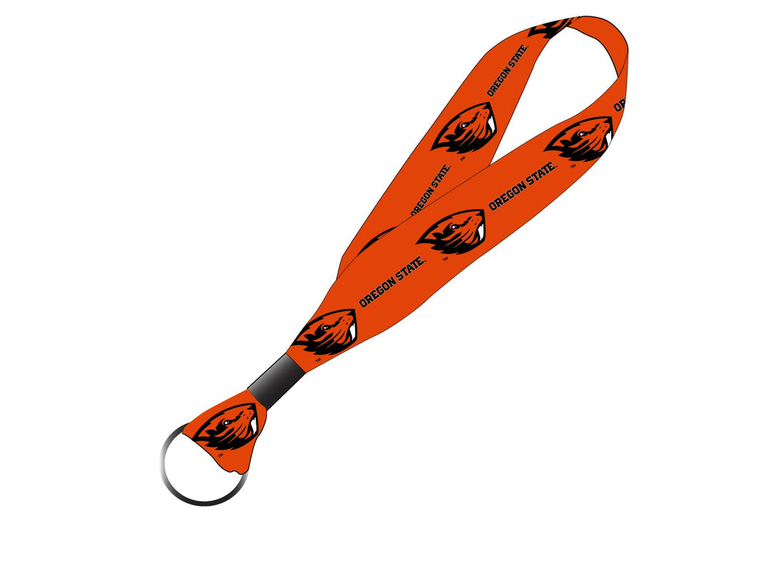 Oregon State Beavers NCAA Spirit Cloth Keychain Lanyard