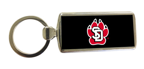 South Dakota Coyotes Metal Keychain