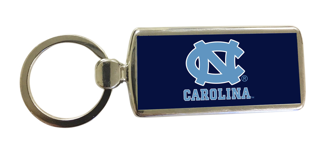 UNC Tar Heels Metal Keychain