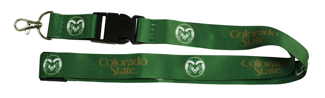 Ultimate Sports Fan Lanyard -  Colorado State Rams Spirit, Durable Polyester, Quick-Release Buckle & Heavy-Duty Clasp