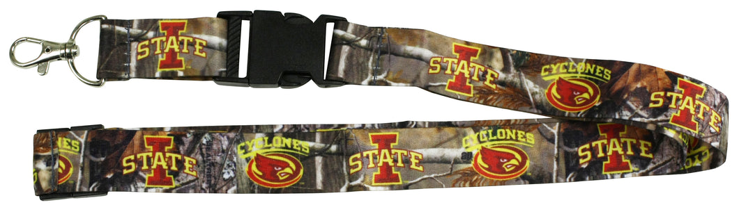 Ultimate Sports Fan Lanyard -  Iowa State Cyclones Spirit, Durable Polyester, Quick-Release Buckle & Heavy-Duty Clasp