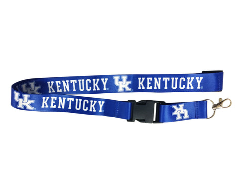 Ultimate Sports Fan Lanyard -  Kentucky Wildcats Spirit, Durable Polyester, Quick-Release Buckle & Heavy-Duty Clasp