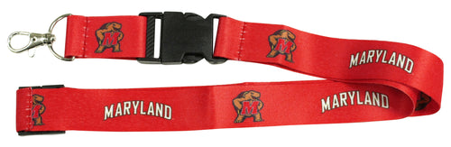 Ultimate Sports Fan Lanyard -  Maryland Terrapins Spirit, Durable Polyester, Quick-Release Buckle & Heavy-Duty Clasp