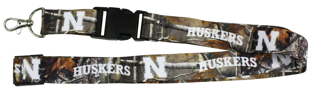 Ultimate Sports Fan Lanyard -  Nebraska Cornhuskers Spirit, Durable Polyester, Quick-Release Buckle & Heavy-Duty Clasp