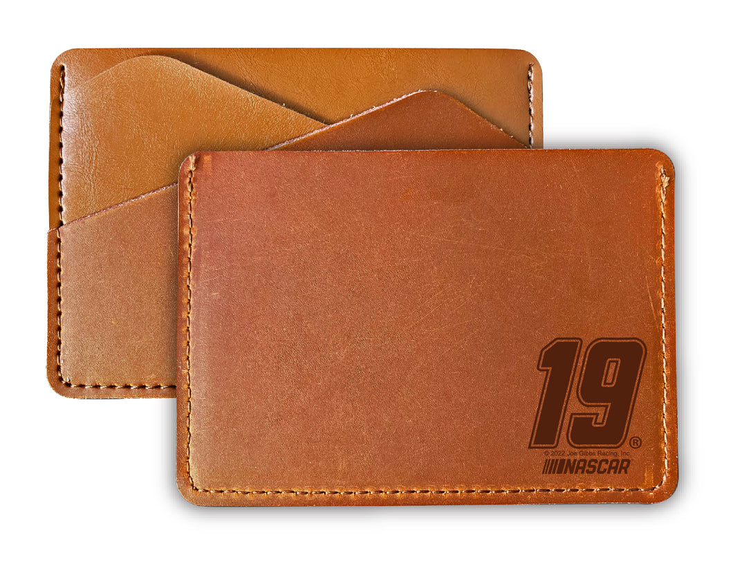 Nascar #19 Martin Truex Jr. Leather Wallet Card Holder New For 2022