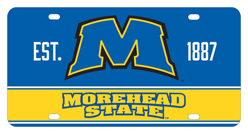 NCAA Morehead State University Metal License Plate - Lightweight, Sturdy & Versatile