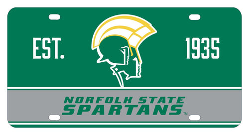 NCAA Norfolk State University Metal License Plate - Lightweight, Sturdy & Versatile