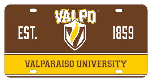 NCAA Valparaiso University Metal License Plate - Lightweight, Sturdy & Versatile