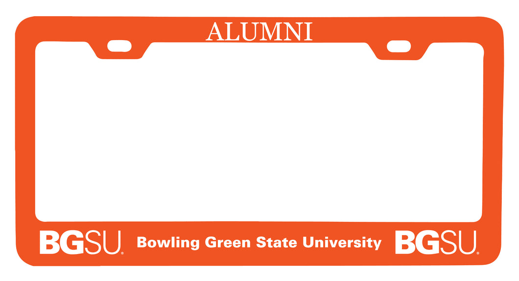 NCAA Bowling Green Falcons Alumni License Plate Frame - Colorful Heavy Gauge Metal, Officially Licensed