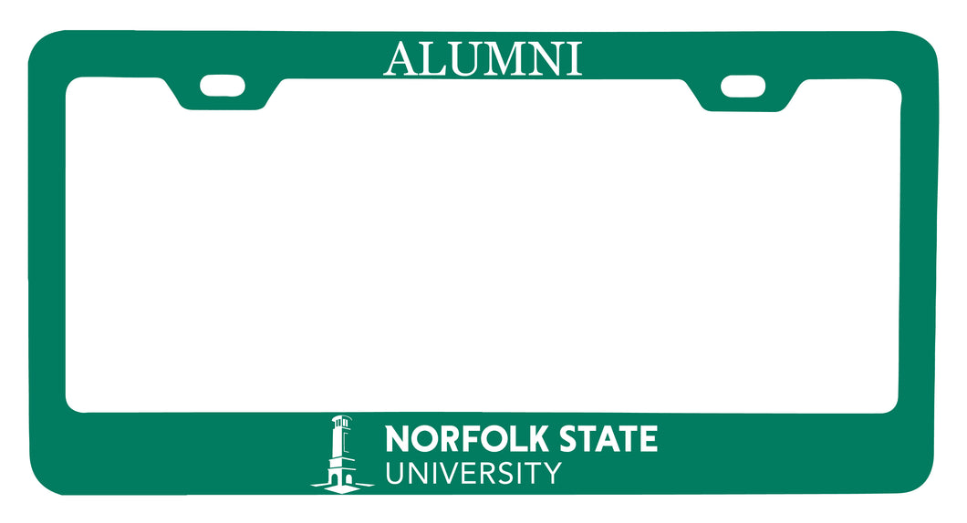 NCAA Norfolk State University Alumni License Plate Frame - Colorful Heavy Gauge Metal, Officially Licensed