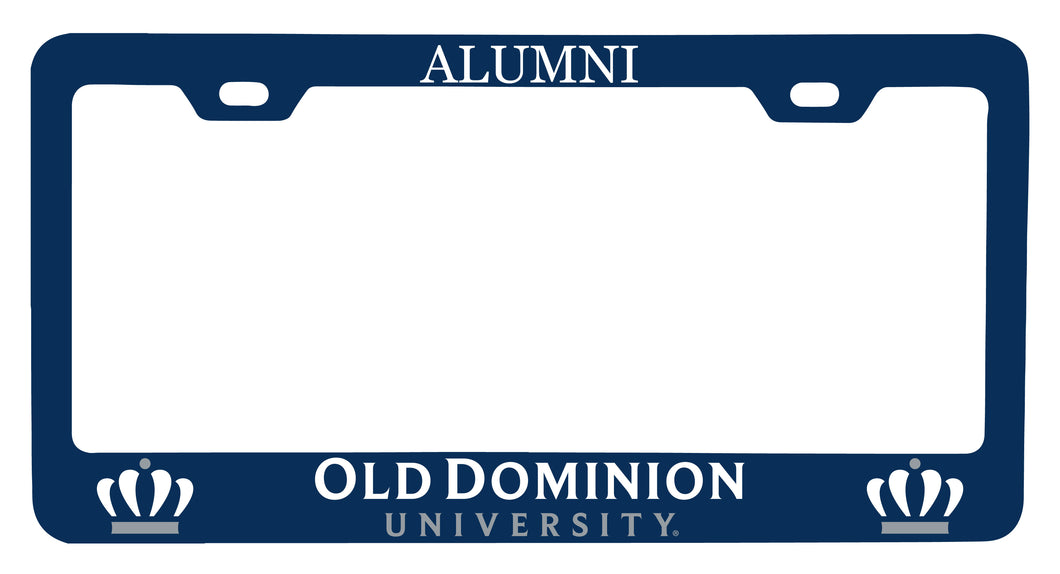 NCAA Old Dominion Monarchs Alumni License Plate Frame - Colorful Heavy Gauge Metal, Officially Licensed