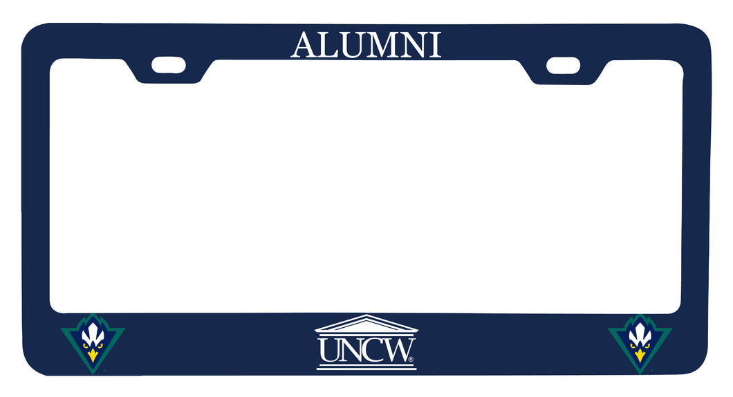 NCAA North Carolina Wilmington Seahawks Alumni License Plate Frame - Colorful Heavy Gauge Metal, Officially Licensed