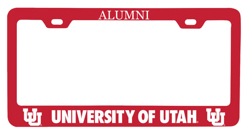 NCAA Utah Utes Alumni License Plate Frame - Colorful Heavy Gauge Metal, Officially Licensed