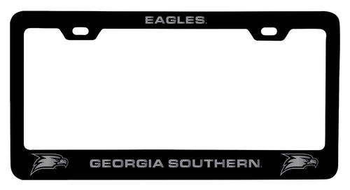 Georgia Southern Eagles NCAA Laser-Engraved Metal License Plate Frame - Choose Black or White Color