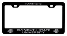 Load image into Gallery viewer, Plymouth State University NCAA Laser-Engraved Metal License Plate Frame - Choose Black or White Color
