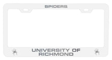 Load image into Gallery viewer, Richmond Spiders NCAA Laser-Engraved Metal License Plate Frame - Choose Black or White Color
