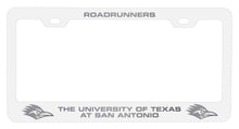 Load image into Gallery viewer, UTSA Road Runners NCAA Laser-Engraved Metal License Plate Frame - Choose Black or White Color
