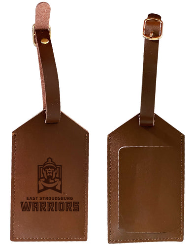 Elegant East Stroudsburg University NCAA Leather Luggage Tag with Engraved Logo