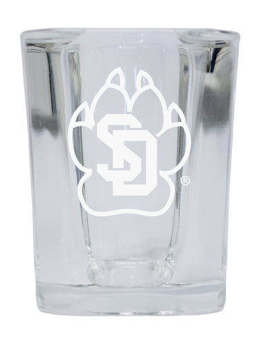 South Dakota Coyotes NCAA Collector's Edition 2oz Square Shot Glass - Laser Etched Logo 