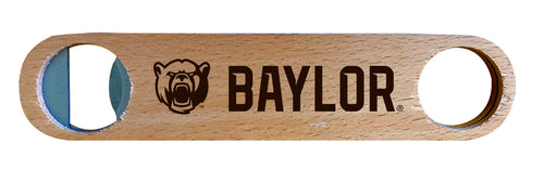 Baylor Bears NCAA Elegant Laser-Etched Wooden Bottle Opener - Collegiate Bar Accessory