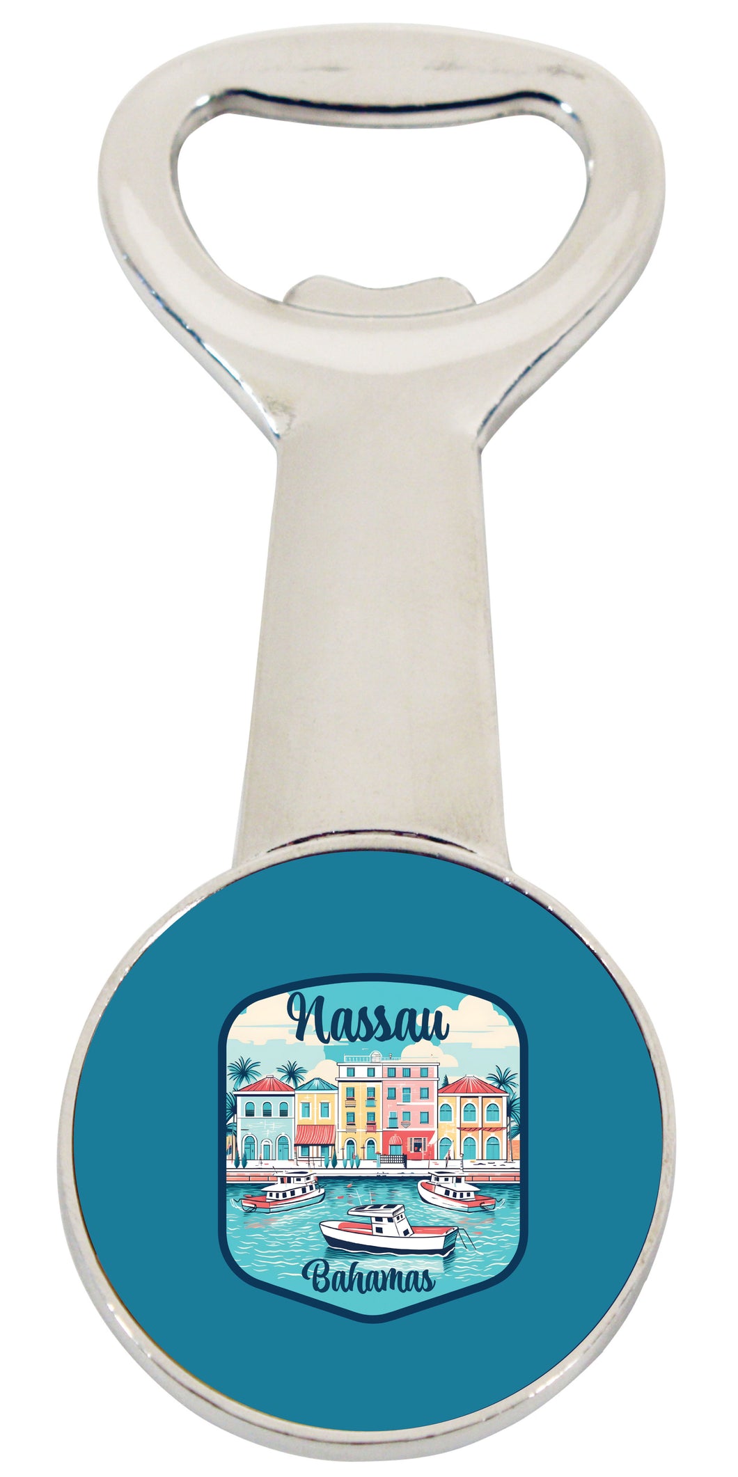 Nassau  the Bahamas Souvenir  Magnetic Bottle Opener