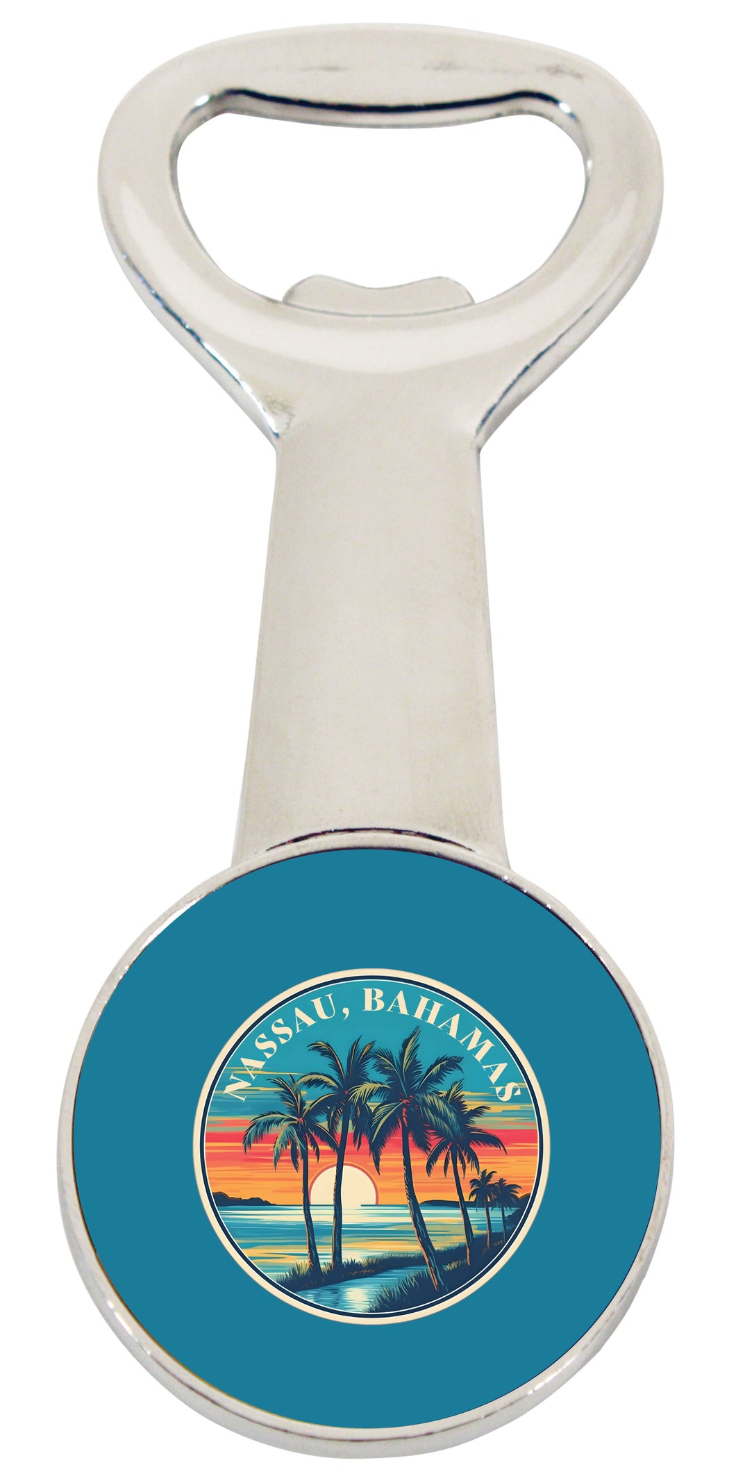 Nassau  the Bahamas Souvenir  Magnetic Bottle Opener