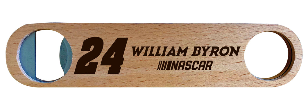 #24 William Byron Laser Engraved Wooden Bottle Opener