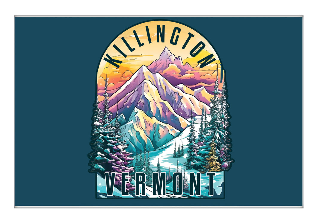 Killington Vermont B Souvenir 2x3-Inch Durable & Vibrant Decor Fridge Magnet