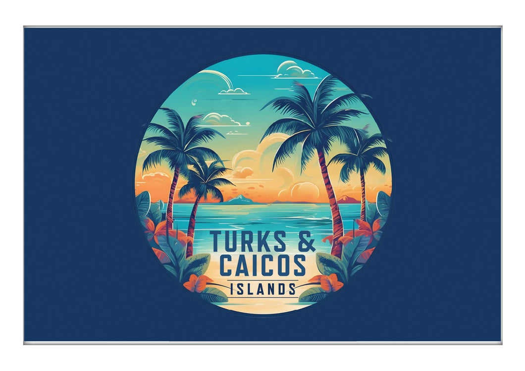 Turks And Caicos D Souvenir 2x3-Inch Durable & Vibrant Decor Fridge Magnet