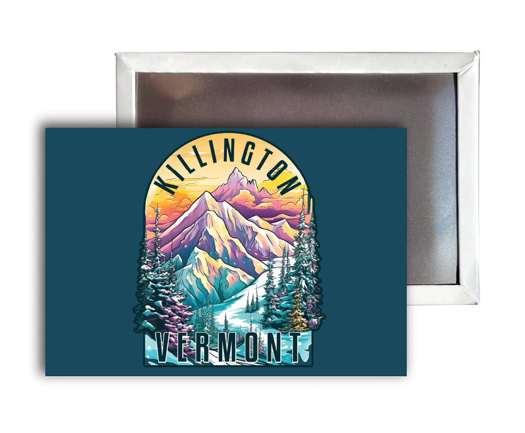 Killington Vermont B Souvenir Durable & Vibrant Decor Fridge Magnet 2.5