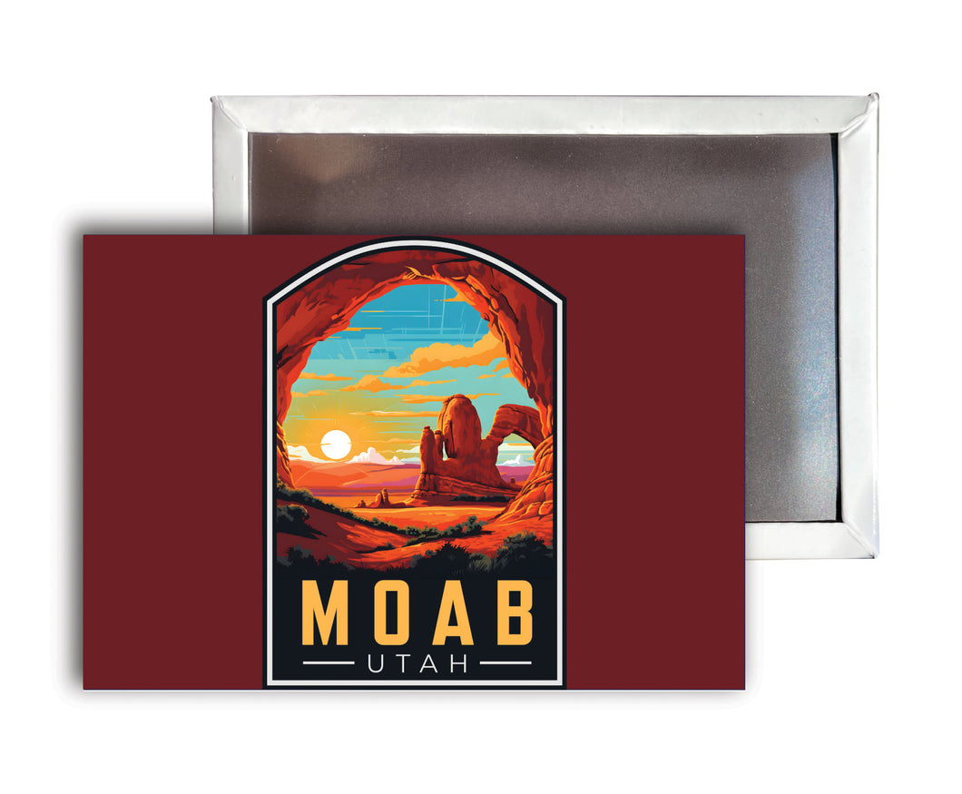 Moab Utah C Souvenir Durable & Vibrant Decor Fridge Magnet 2.5