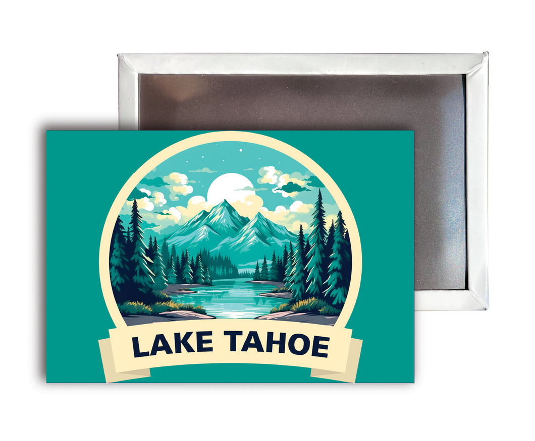 Lake Tahoe California A Souvenir Durable & Vibrant Decor Fridge Magnet 2.5