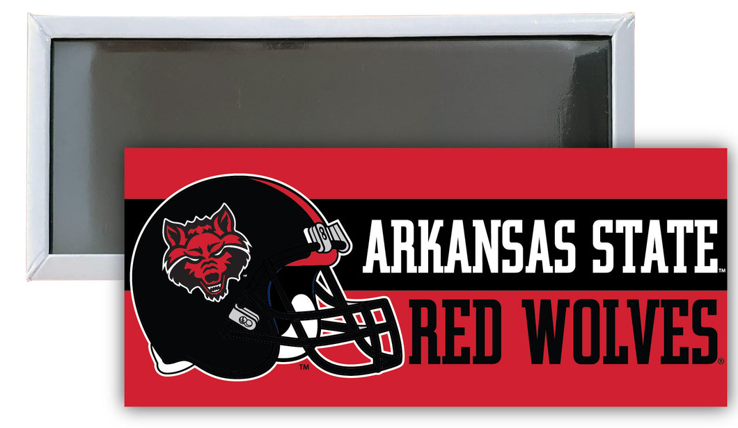 Arkansas State 4.75 x 2-Inch NCAA Vibrant Collegiate Fridge Magnet - Multi-Surface Team Pride Accessory Single Unit