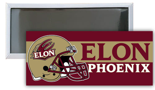 Elon University 4.75 x 2-Inch NCAA Vibrant Collegiate Fridge Magnet - Multi-Surface Team Pride Accessory Single Unit