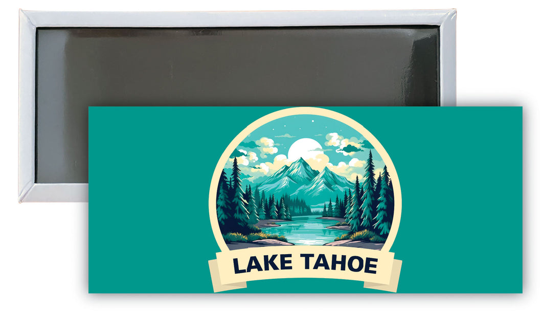 Lake Tahoe California A Souvenir Durable & Vibrant Decor Fridge Magnet 4.75 x 2 Inch