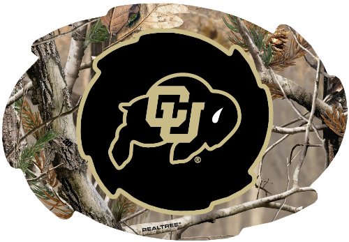 Colorado Buffaloes Camo Design Swirl Shape 5x6-Inch NCAA High-Definition Magnet - Versatile Metallic Surface Adornment