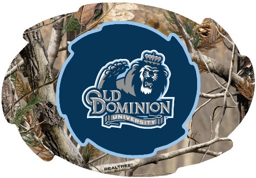 Old Dominion Monarchs Camo Design Swirl Shape 5x6-Inch NCAA High-Definition Magnet - Versatile Metallic Surface Adornment