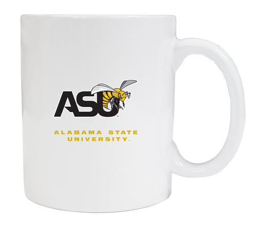 Alabama State University White Ceramic NCAA Fan Mug (White)