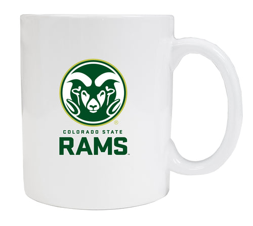 Colorado State Rams White Ceramic NCAA Fan Mug (White)