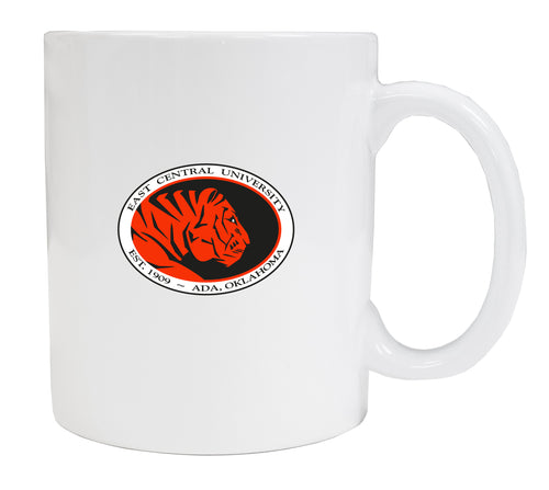 East Central University Tigers White Ceramic NCAA Fan Mug (White)